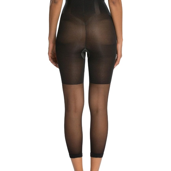 NEW SPANX Shapewear for Women Original High-Waisted Footless Pantyhose Black E - Picture 2 of 7